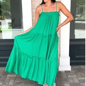 &merci Emerald Maxi dress in size L